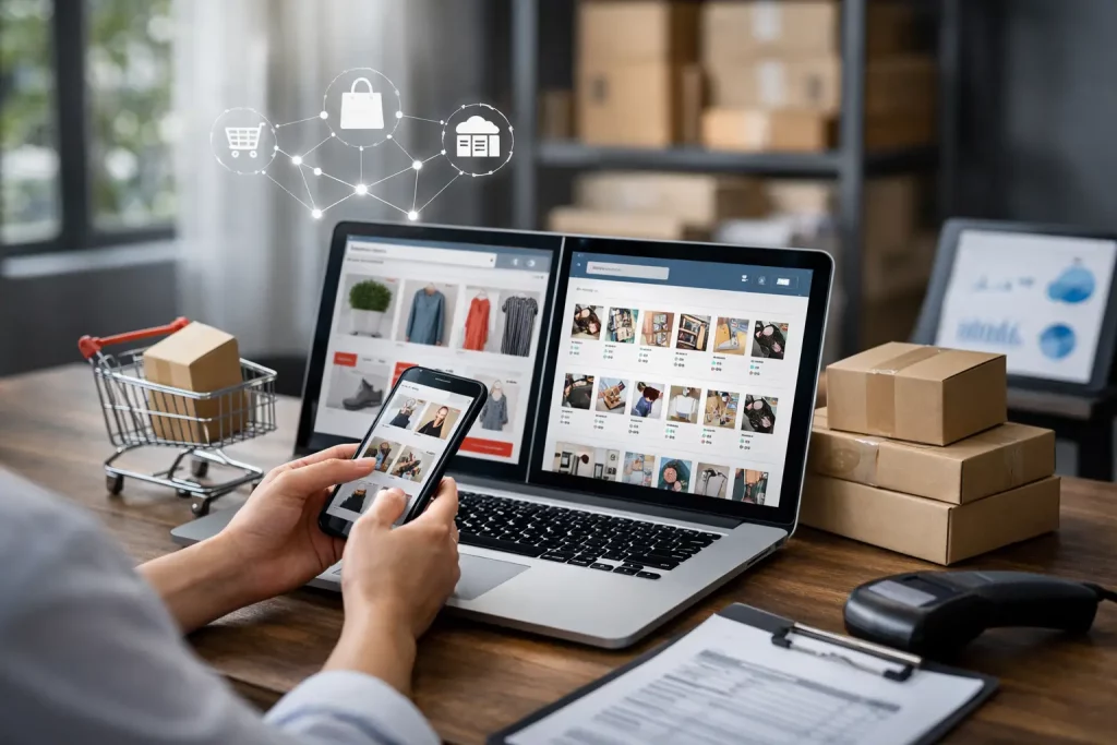 Como integrar loja e marketplace com controle total